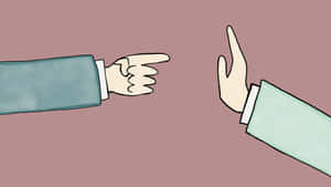 Contentious Finger Pointing Wallpaper