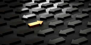 Contrarian Arrow Digital Art Wallpaper