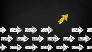 Contrarian Arrow Representation Wallpaper