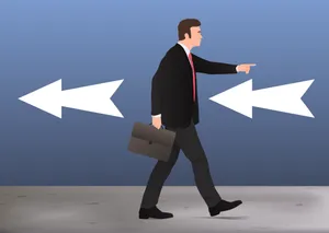 Contrarian Business Man Wallpaper