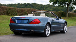 Convertible Benz 4k Wallpaper