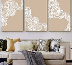 Convoluted Wall Design Wallpaper