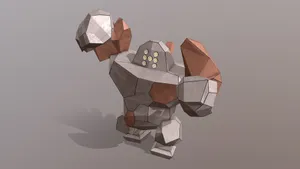 Cool 3d Regirock Wallpaper