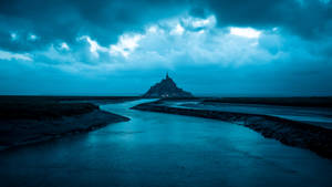 Cool Aesthetic Mont Saint-michel Wallpaper