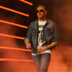 Cool And Confident - Orange Cassidy In Action Wallpaper