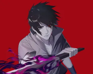 Cool And Intense, Blue Sasuke. Wallpaper