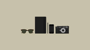 Cool And Modern Men's Fashion Minimalist Vector Art Wallpaper