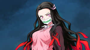 Cool Angry Nezuko Wallpaper