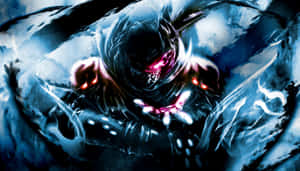 Cool Anime Black And Blue Demon Sowrd Wallpaper