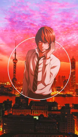 Cool Anime Boy Pfp Light Yagami Wallpaper