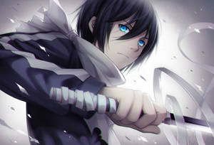 Cool Anime Boy - Yato Unleashed Wallpaper