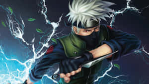 Cool Anime Character Naruto Kakashi Lightning Wallpaper
