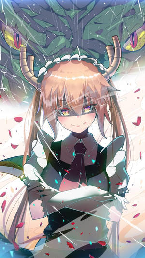 Cool Anime Girl Pfp Dragon Maid Wallpaper