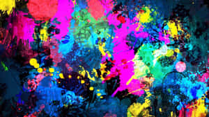 Cool Art Paint Splatter Wallpaper