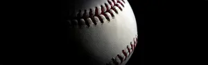 Cool Baseball In Black Wallpaper