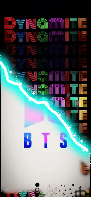 Cool Bts Dynamite Transition Effect Wallpaper