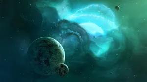 Cool, Calm, And Serene Turquoise Blue Wallpaper