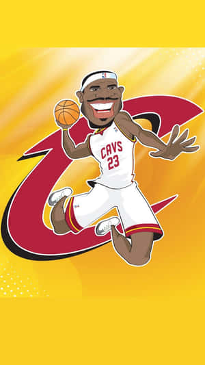 Cool Cartoon Lebron James Iphone Wallpaper