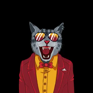 Cool Cat Digital Art Wallpaper