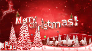 Cool Christmas Digital Artwork Of Merry Christmas Wallpaper