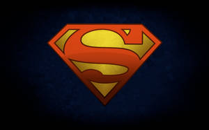 Cool Classic 2d Superman Logo Wallpaper