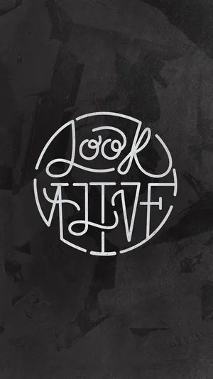 Cool Dark Aesthetic Logo Wallpaper