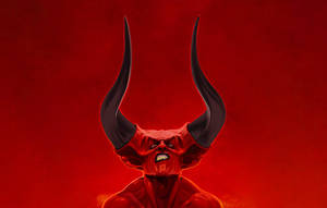Cool Devil Long Horn Wallpaper