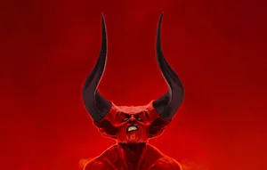 Cool Devil Long Horn Wallpaper