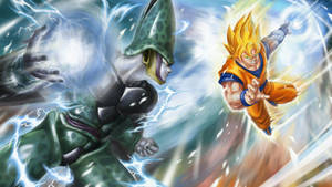 Cool Dragon Ball Z Fighting Wallpaper