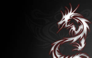 Cool Dragon Minimalist Art Wallpaper