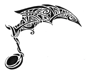 Cool Drawing Tribal Note Wallpaper