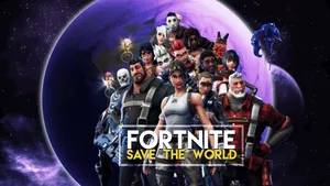 Cool Fortnite Character Selection Wallpaper