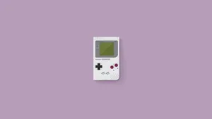Cool Gaming Desktop Lavender Gameboy Icon Wallpaper