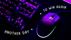 Cool Gaming Desktop Motivational Quote Wallpaper
