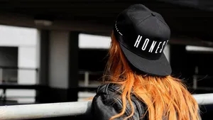 Cool Girl With Black Cap Wallpaper