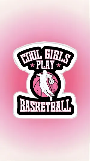 Cool Girls Play Basketball Wallpaper