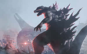 Cool Godzilla Side View Wallpaper