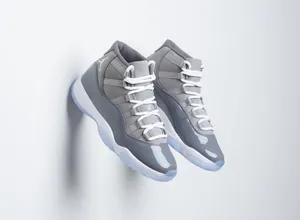 Cool Gray Sneakers Wallpaper