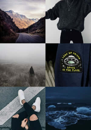 Cool Grunge Tumblr Aesthetic Collage Wallpaper