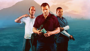 Cool Gta Three Characters Wallpaper