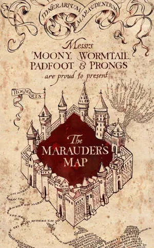 Cool Harry Potter Marauder's Map Wallpaper
