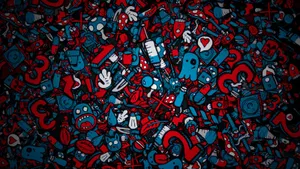 Cool Icon Doodle Art Wallpaper