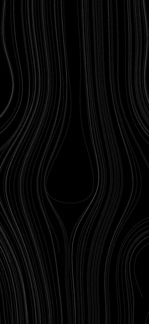 Cool Iphone 11 Black Aesthetic Waves Wallpaper