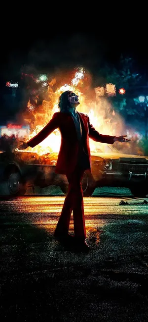Cool Iphone 11 Joker Explosion Wallpaper