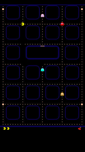 Cool Iphone Home Screen Pac-man Game Wallpaper