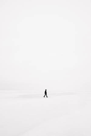 Cool Iphone White Walk Wallpaper