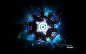 Cool Iron Man Arc Reactor Blue Wallpaper