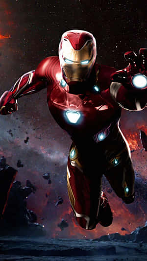 Cool Iron Man Flying Iphone Wallpaper