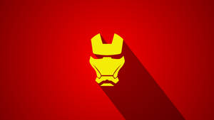 Cool Iron Man Mask Casting Shadow Wallpaper