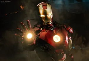 Cool Iron Man Pose Wallpaper
